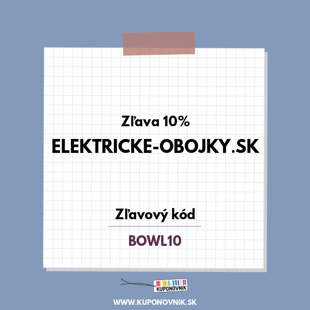 Elektricke-obojky.sk zľavový kód - Zľava 10%