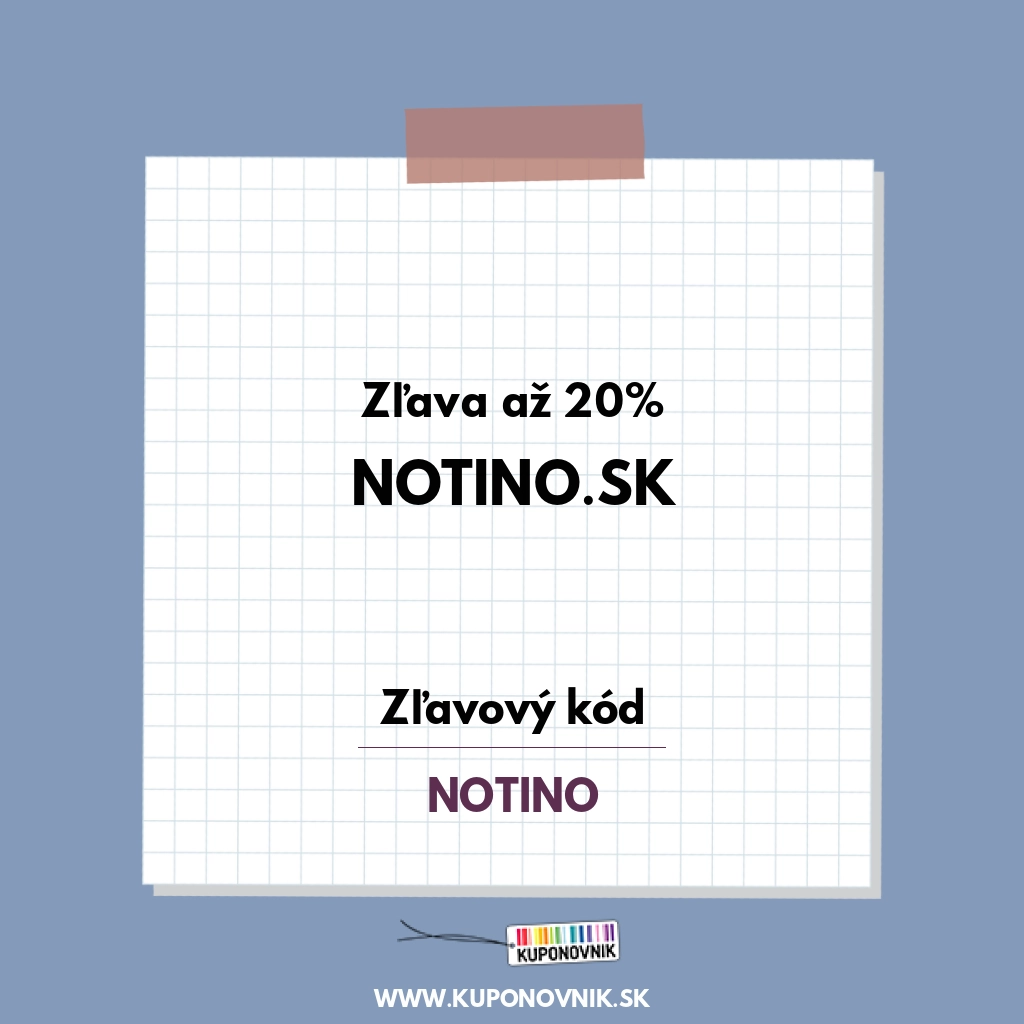 Notino.sk zľavový kód - Zľava až 20%